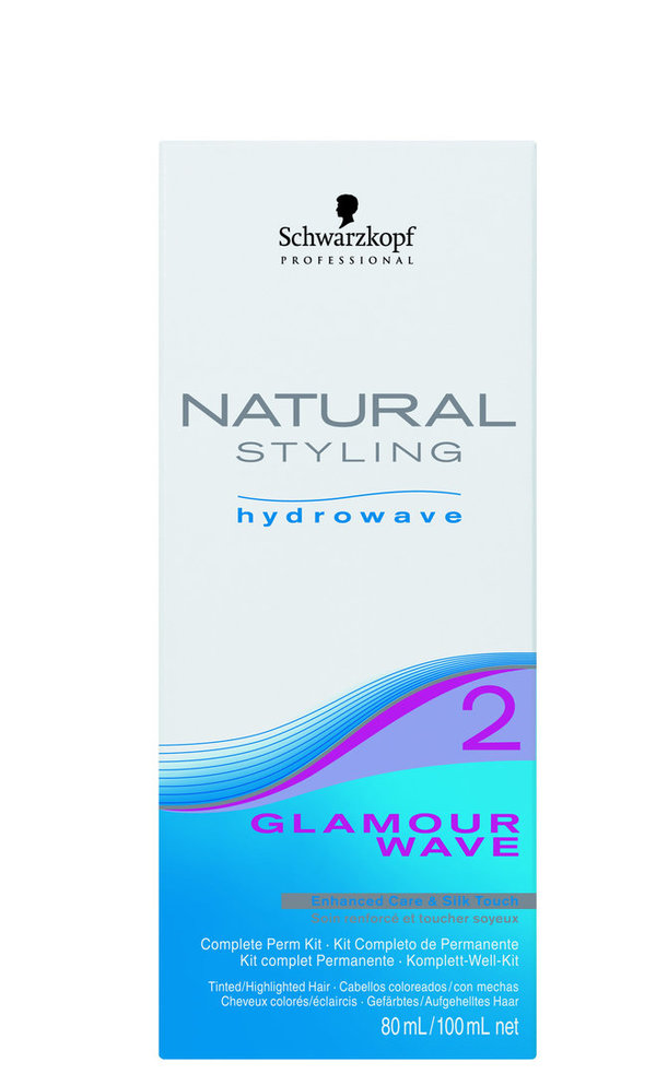 Natural Styling Hydrowave Glamour Wave 2 Perm Kit Lotion +  Neutraliser